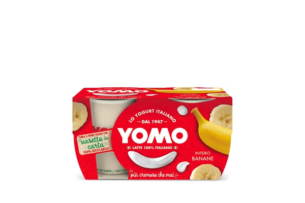 Planeat - Yogurt Yomo intero banana 2 vasetti da 125 gr