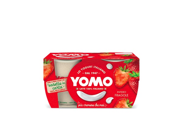 Planeat - Yogurt Yomo intero fragola 2 vasetti da 125 gr