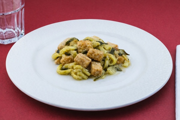 Bocconcini plant based in agrodolce con zucchine