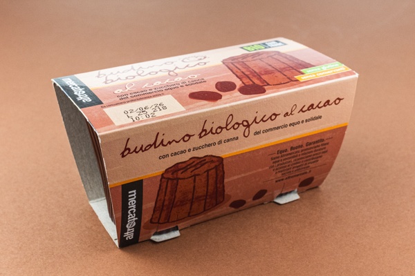 Budino biologico al cacao Altromercato
