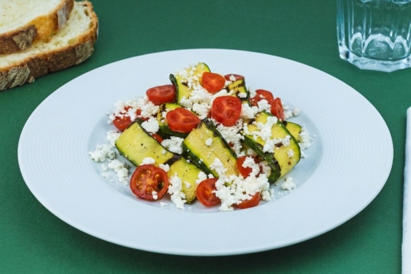 Carpaccio di zucchine grigliate