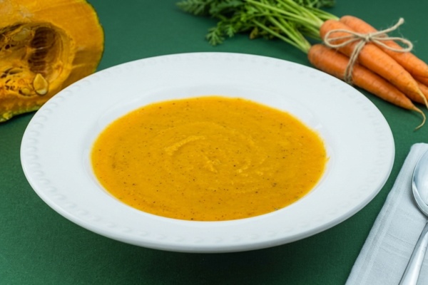 Crema di zucca e carote