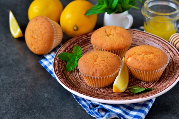 Financier al limone