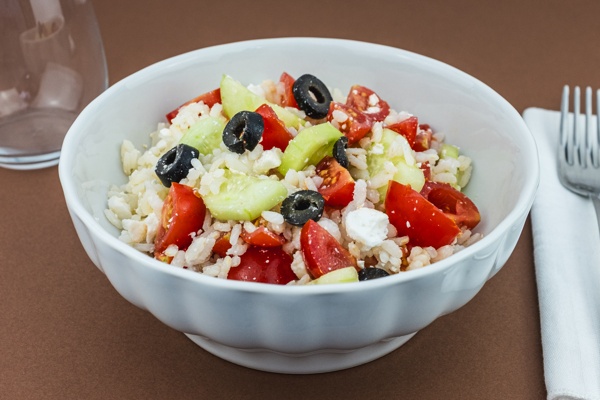 Insalata di riso alla greca