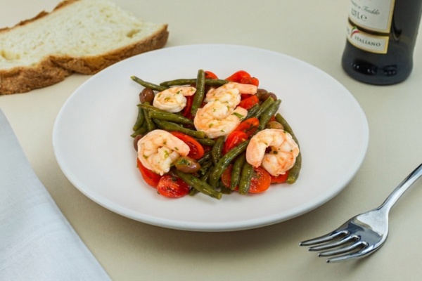 Insalata estiva di mazzancolle