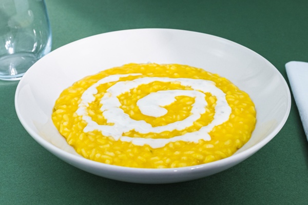 Risotto zucca e formaggio erborinato