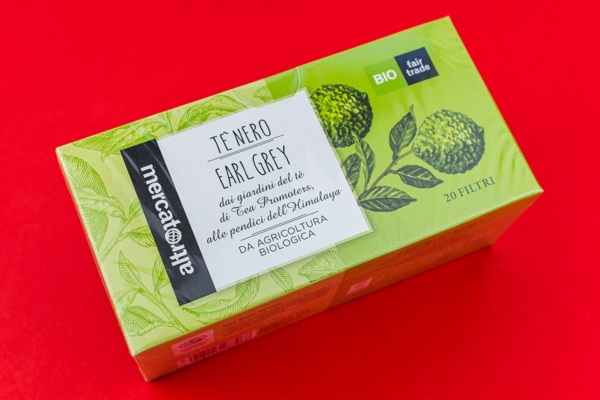 Tè nero Earl Grey Biologico