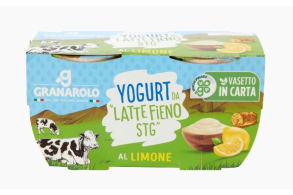 Yogurt intero "lattefieno" al limone  2 vasetti da 125 gr