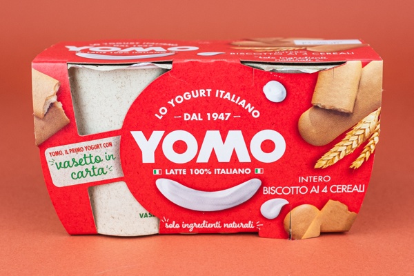 Yogurt Yomo intero al biscotto 2 vasetti da 125 g